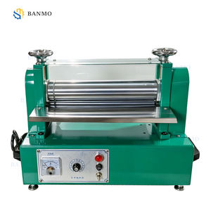 Machine semi-automatique électrique pour plier les bords de ceintures en cuir, idéale pour la fabrication de chaussures, sacs et ceintures - Product Image 1