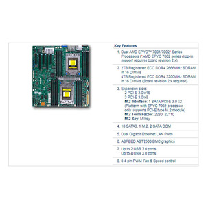 H11DSI 16DIMM E-ATX Server Motherboard H11DSI H11DSI 16DIMM E-ATX Server Motherboard H11DSI H11DSI 16DIMM E-ATX Server Motherboa - Product Image 3