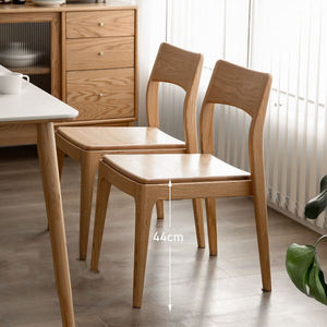 Dining Room <strong>Chair</strong> Dark Walnut Solid Wood Curved Back Flowing Into Legs Modern Dining Table <strong>4</strong> <strong>Chairs</strong> Rounded Corners - Product Image 6
