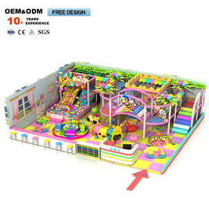 One-Stop Service Indoor Soft Play Set for Toddlers <b>Small</b> Kids with Plastic <b>Slides</b> for Shopping Mall Amusement Parks - Product Image 2