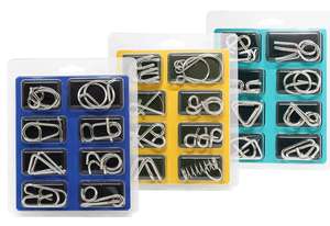 <span class=keywords><strong>IQ</strong></span> giocattoli in acciaio nastro metallico puzzle rompicapo per Adulti Set di 8 - Product Image 3