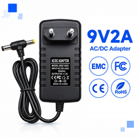 Adaptateur secteur mural 9V 2A 18W AC/DC avec prise EU pour enceinte Bluetooth et commutateur réseau - Vente en gros usine
