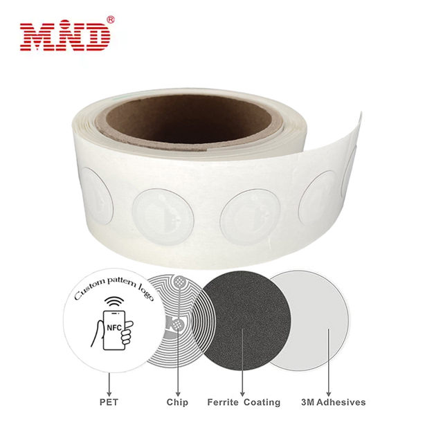 Customized 13.56Mhz Waterproof  NTAG 213 Tag HF Wet Inlay RFID NFC Chip Anti Metal Label/Sticker/Inlay/Tag