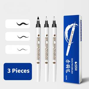 STA Stylo marqueur à pointe fine à encre noire imperméable, aiguilles à dessin en <span class=keywords><strong>fibre</strong></span>, stylo à dessin, stylo à signature, pinceau pour architecte, artiste, bandes dessinées - Product Image 1