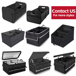 Dobrável Poliéster Carro Tronco Organizador Dobrável Caixa De Armazenamento com Grande Capacidade para Autos Caminhões SUVs - Product Image 2