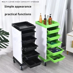 Muebles de salón profesional, carros de plástico para salón de belleza, carrito de peluquero, herramientas de peluquería, peluquería de Spa - Product Image 1