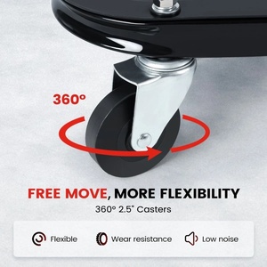 Padded C-Frame Vinyl Creeper 4 Swivel Casters Auto Garage <strong>Mechanic</strong> Workshop Repair Seat Rolling <strong>Mechanic</strong> <strong>Stool</strong> - Product Image 5