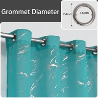 Voilage en polyester argenté en gros pour la maison et le bureau – Magnifique décoration pour chambre et bureau