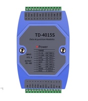 Module d'acquisition de température industriel multi-canaux en plastique avec thermistance Pt100, isolé pour carte Modbus 485 TAIHUA TD-4015S