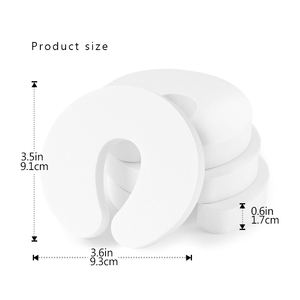 Al por mayor seguridad de espuma blanca paradas de <span class=keywords><strong>puerta</strong></span> tapón de la <span class=keywords><strong>puerta</strong></span> de seguridad del bebé - Product Image 4