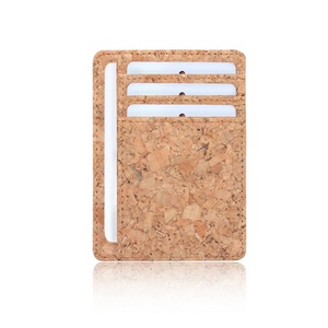 Wholesale Designer ID Card Holders Super Lightweight Portable Business Cork Bulk Accessory - Product Image 5