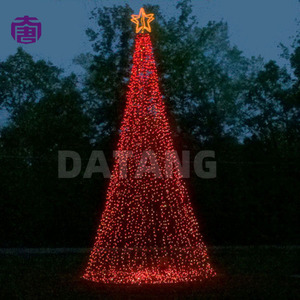 Sparkling Pine <b>Tree</b> <b>Light</b> Installation for Street Landscape Christmas Market and Holiday Event Decoration - Product Image 2
