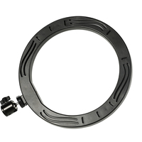 Lampu Ring Swafoto Dudukan Ponsel, Dudukan Lampu Cincin Streaming Langsung, 120 Bola Lampu LED 3 Mode Kecerahan 10 Tingkat 360