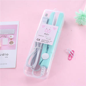 Mini <strong>Hair</strong> <strong>Straightener</strong>, Flat Iron <strong>Ceramic</strong> <strong>Hair</strong> <strong>Straightener</strong>, Dry and Wet Constant Temperature Electric Mini <strong>Hair</strong> Curler - Product Image 2