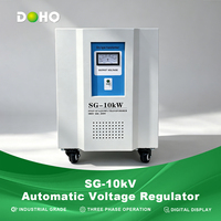 Regulador de Voltaje Automático Monofásico de Alta Potencia, 10kVA, 50/60Hz, CA, AVR, 220V/230V, Pantalla LED, Alta Eficiencia, SVC para el Hogar, DOHO