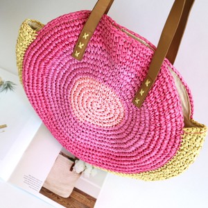 Sac à main au <span class=keywords><strong>crochet</strong></span> <span class=keywords><strong>pour</strong></span> femme, sac de plage en paille, sac fourre-tout en papier <span class=keywords><strong>pour</strong></span> les vacances d'été, vente en gros, directement de l'usine - Product Image 4