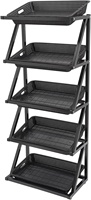 Fruitgroente Staat Voor Verkoop Groenten Rek Stand 5 Tier Retail Display Stand Voor Groenten En Snacks