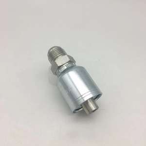 פלדת פחמן באיכות גבוהה חיבור הידראולי חתיכה אחת מתאם מדחס אוויר התאמת קצה צינור גמיש התאמת צינור הידראולי - Product Image 2