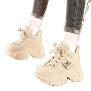 2025 nuevo otoño todo-fósforo interior altura mejora zapatos deportivos casuales para mujeres Internet celebridad papá zapatos productos europeos Super - Product Image 6
