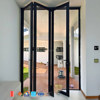 AMJ Projet Australien AS2047 Normes Commercial de Haute Qualité Balcon Extérieur Villa Maison Aluminium Porte Pliante