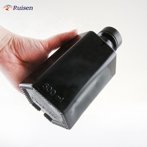 Tùy chỉnh nước trái cây rượu Vodka Whisky <span class=keywords><strong>Tequila</strong></span> Gin chai thủy tinh mờ đen Vodka Chai Thủy Tinh Rượu Mạnh chai rượu - Product Image 6