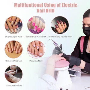35000RPM Electric Nail <b>Drill</b>, with 4 Ultra Hard Wear-resistant Ceramic <b>Drill</b> Bits & 6 Metal Nail <b>Drill</b> Machine Bits - Product Image 5