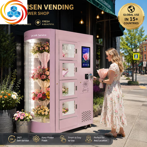 Distributeur automatique de bouquets de fleurs fraîches, personnalisé en usine en Chine, avec fonction SDK et paiement multi-mode - Product Image 2
