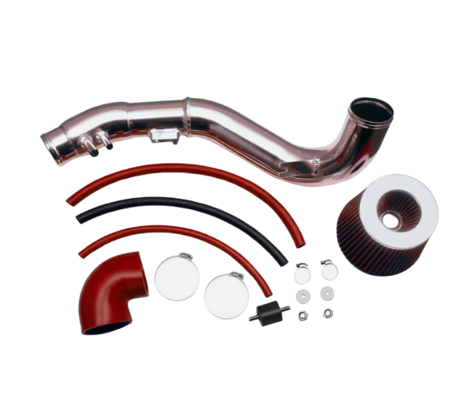 Kit De Admisión De Aire Frío Rojo Y Negro Para Honda Del Sol 1.5L / 1.6L (1993-1997) – Filtro Genérico