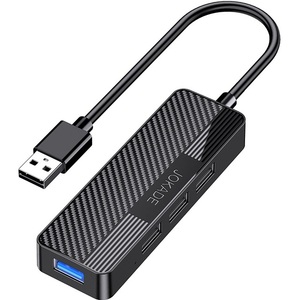 Adaptador Hub USB 4 en 1 Jokade, 1 Puerto USB 3.0 y 3 Puertos USB 2.0, Negro, JC009 K - Product Image 1
