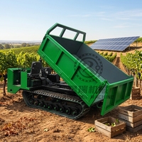 Mini-Raupendumper 500kg Hydraulischer Raupentransporter Gummiketten-Schubkarre Direktverkauf vom Hersteller