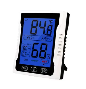 Digital LCD Thermometer Hygrometer Humidity Temperature Gauge Moistureproof Thermometer