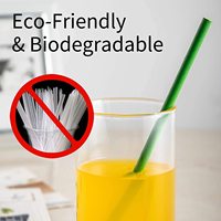 Pailles en papier biodégradables jetables durables et écologiques colorées personnalisées JIAYAN pour les voyages