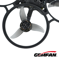 Hélice Gemfan 2019-3 à pales étroites et poussée explosive de 0,7 g, compatible OEM/ODM, pour la construction de châssis de drones FPV de 2 pouces