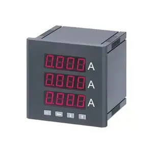 Akım 3 faz LCD ekran ampermetre tedarikçisi LED dijital panel sayacı