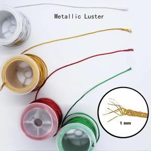 Kim loại đàn hồi chuỗi Ribbon 1mm căng dây đàn hồi cho Craft DIY làm quà tặng gói giáng sinh - Product Image 3