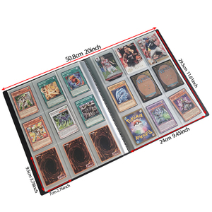 Classeur de cartes à collectionner Portable 9 poches Football Basketball Classeur de cartes Album Photo étanche Album de cartes en plastique pour les enfants - Product Image 3