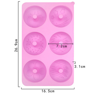 <span class=keywords><strong>Mini</strong></span> poêle à beignets en <span class=keywords><strong>silicone</strong></span> à 6 cavités pour la cuisson <span class=keywords><strong>moule</strong></span> à anneau de pêche antiadhésif et résistant à la chaleur pour gâteau beignet <span class=keywords><strong>Muffin</strong></span> - Product Image 5