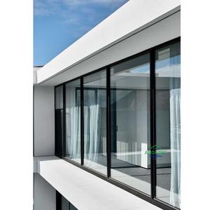 Su misura in alluminio porta scorrevole doppio vetro temperato <span class=keywords><strong>finestre</strong></span> e porte con guida porte scorrevoli per la vendita - Product Image 2