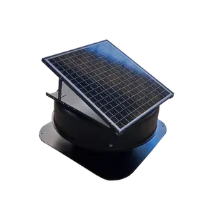 Smart Ventilando Fan home appliance solar power telhado montado exaustor ventilador solar sótão 12 polegadas