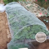Witte warp gebreide PE insectennet voor kassen, fruitbomen en bescherming van groenteteelt, op maat gemaakt