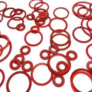 Ivok Thương Hiệu Chất Lượng Cao Màu Đỏ Thép Giấy Sợi Phẳng Máy Giặt Kit Cách Nhiệt Máy Giặt Các loại 14 Kích Thước 150Pcs Máy Giặt - Product Image 6