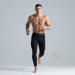 Expédition rapide pantalons de Sport pour hommes bas actifs pantalons haute Stretch serré Fitness exercice entraînement Jogging cyclisme hommes Leggings - Product Image 1