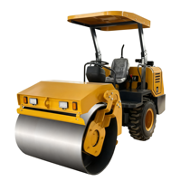 Compacteur vibrant à tambour unique 3,5T YZF-35X avec moteur et pompe haute performance pour la construction routière et de fondations