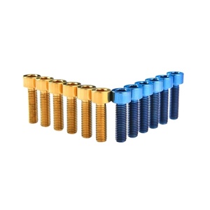Brass Round Head <b>Screws</b> 10mm Cap Diameter Metric Standard Thread Plain Finish - Product Image 2