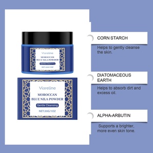 <span class=keywords><strong>Masque</strong></span> facial en poudre <span class=keywords><strong>au</strong></span> cuivre bleu <span class=keywords><strong>Nila</strong></span>, marque privée, nettoyage doux, hydratant, lissant, 30g, poudre de <span class=keywords><strong>masque</strong></span> portable - Product Image 2