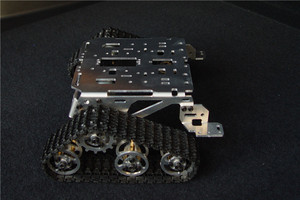 Chasis de tanque con orugas para coche inteligente, kit de chasis de robot oruga estilo Wall-E, juguete educativo STEM A K37 - Product Image 2