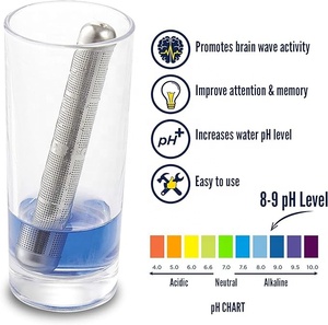 Stick Alcalinizzante per Acqua pH Ionizzatore Portatile Purificatore Minerale a Idrogeno Bacchetta in Acciaio Inox con <span class=keywords><strong>Minerali</strong></span> Filtro Purificatore d'Acqua - Product Image 2
