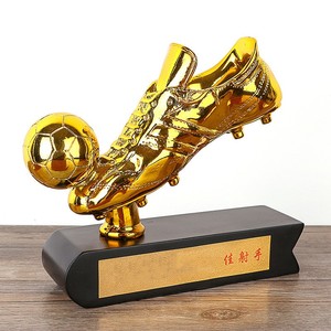 Trofeo de fútbol de <span class=keywords><strong>portero</strong></span>, botas doradas de alta calidad mundial, gran oferta, para evento deportivo - Product Image 2