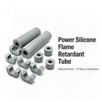 Tube en silicone ignifuge personnalisé, isolation haute tension, tuyau résistant au feu pour les pièces d'équipement de sous-station
