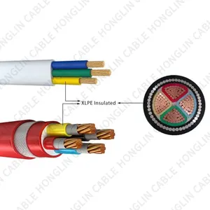 Underwater Usage 3x150mm 0.6/1KV Electrical Cable Low Voltage Copper Power Cable With XLPE Insulation CU/XPLE/SWA/PVC